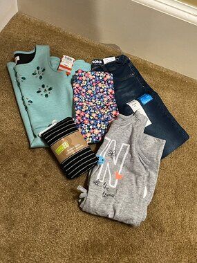 Lot of girls size 6 clothing, all new with or without tags
